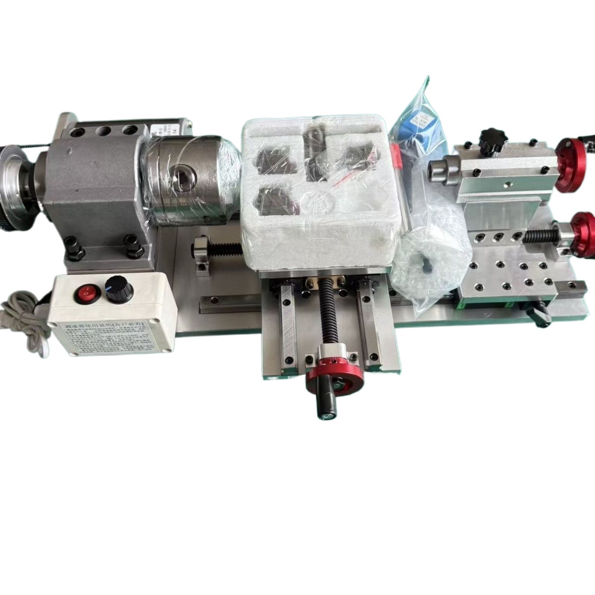 Model Kit Tool Set - Juego de Mini Torno de Escritorio