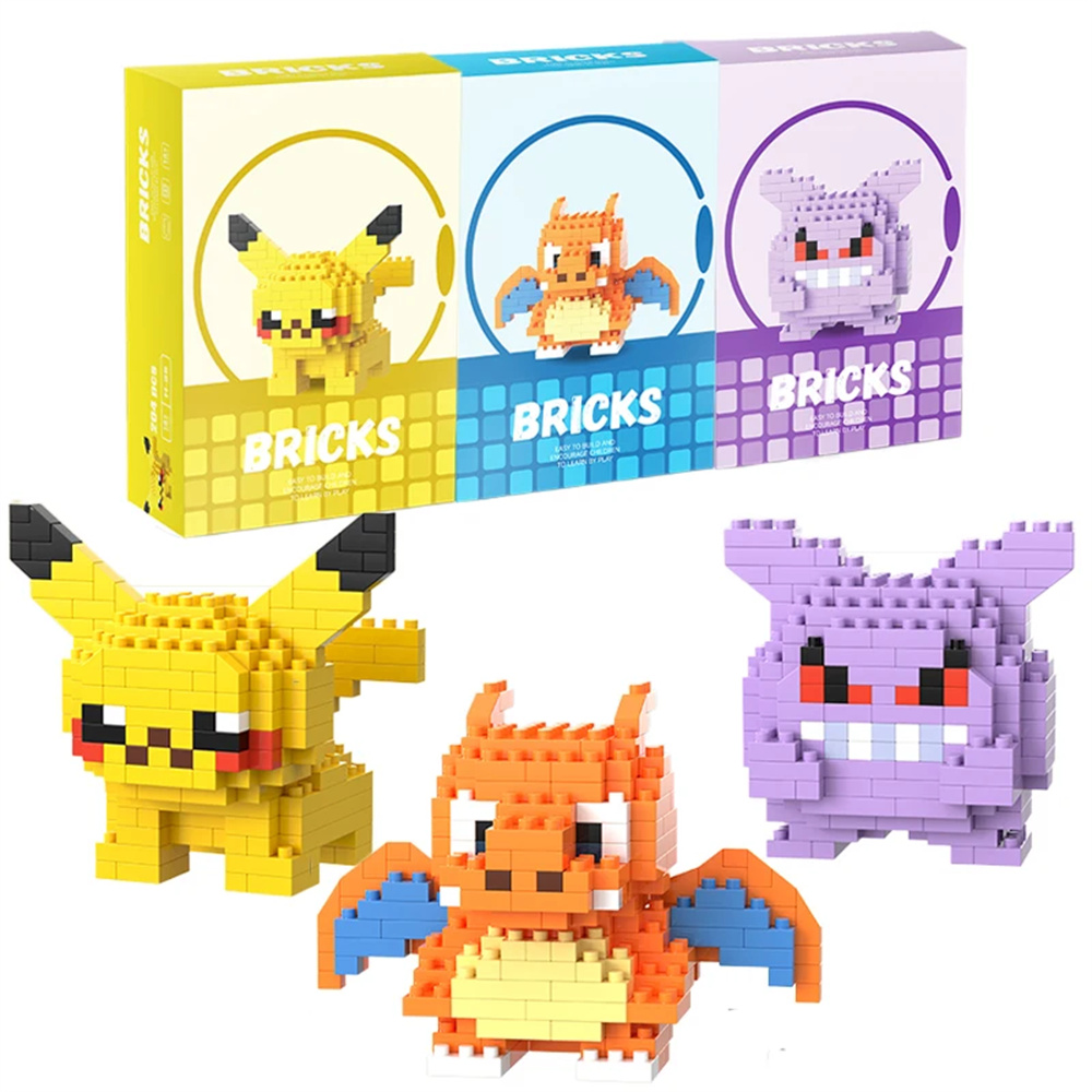 Model Kit Chemistry - Bloques de Construcción Micro de Pokemon,