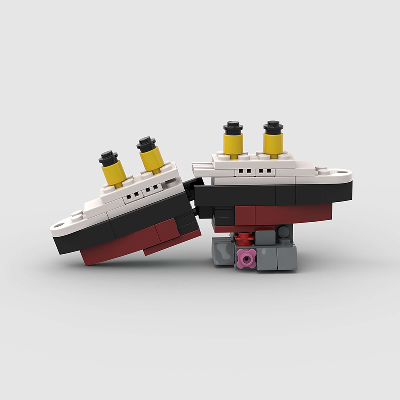 Mini RMS Titanic Sank Ship mod - Model Kit Titanic reseña y precio