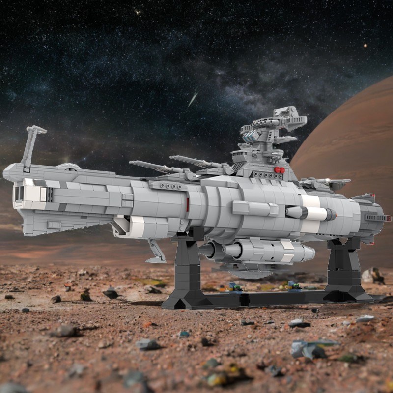 1347 piezas MOC Nave Espacial  - Model Kit Yamato Space reseña y precio