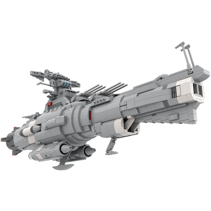1347 piezas MOC Nave Espacial  - Model Kit Yamato Space reseña y precio