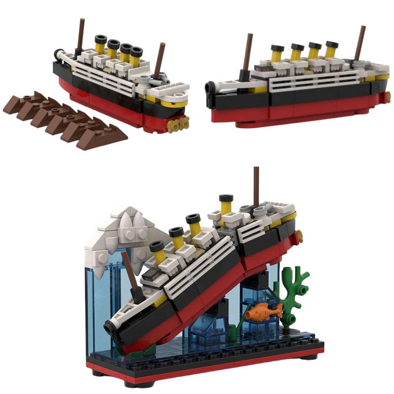 Titanic Break In Half con estu - Model Kit Titanic reseña y precio